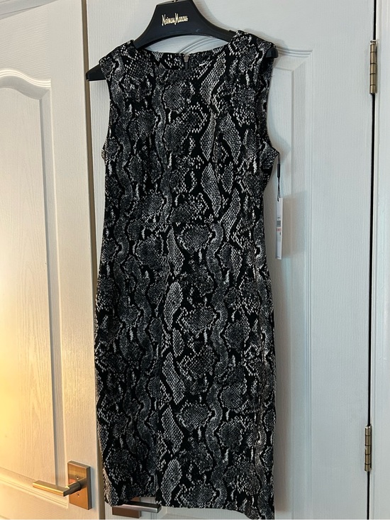 Calvin Klein Dresses & Skirts - Calvin Klein Black & Gray Snake-Print Sheath Dress